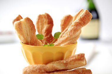 Puff pastry twists clipart