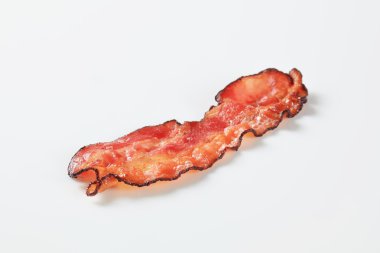 Fried bacon strip clipart