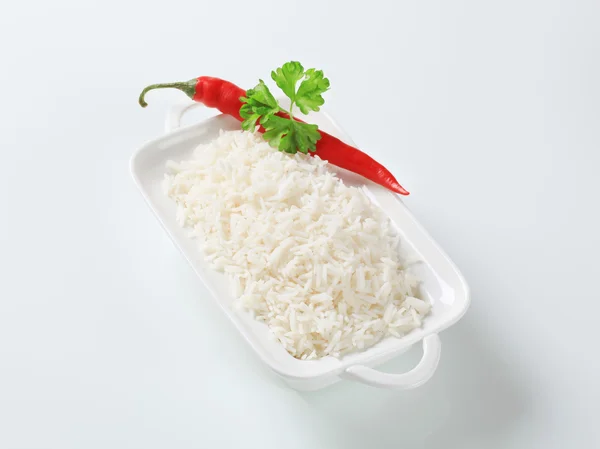 Hvit ris – stockfoto