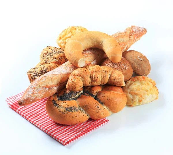 Various types of bread — Stock Photo, Image