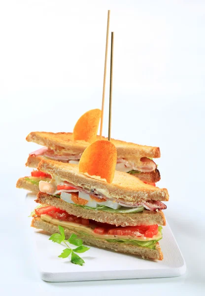 Deli sendviče — Stock fotografie