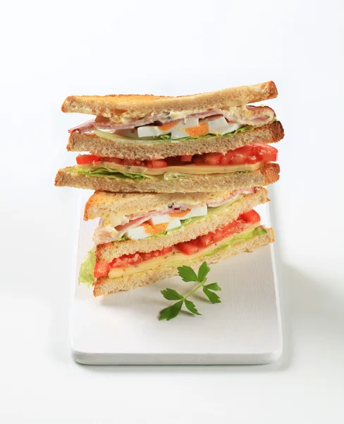 Deli sandwiches — Stock Photo, Image