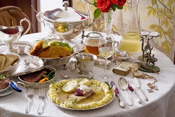捷克的传统美食 — 图库照片