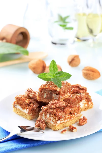 stock image Walnut cake