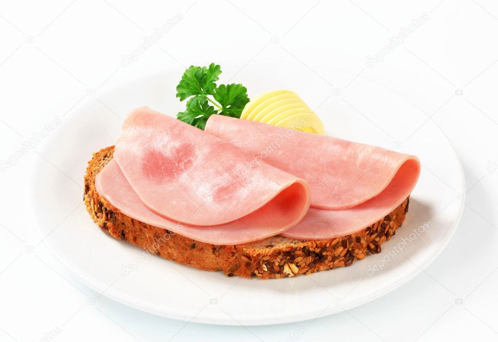 Bread and ham