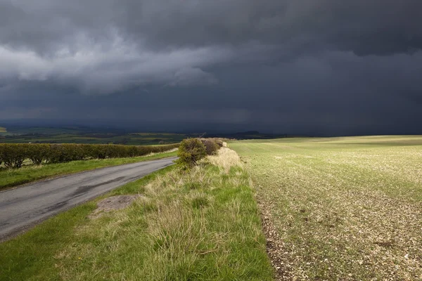 Stormy april landscape — Stock Photo, Image