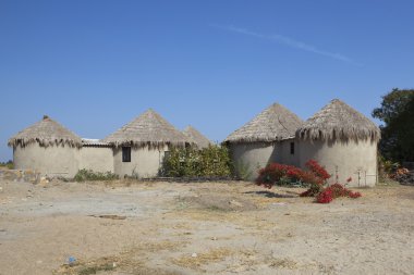 Cottages in gujarat clipart