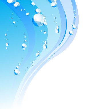 Abstract Vector Water Wave clipart