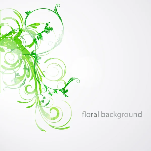 Floraler Vektorhintergrund — Stockvektor