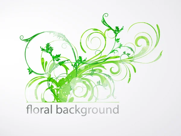 Floral Vector Background — Stock Vector