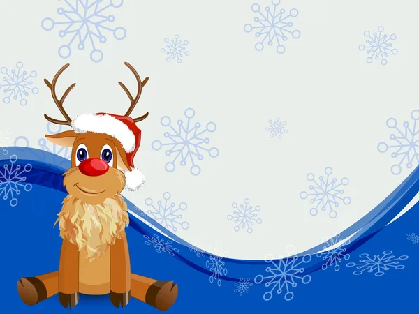 クリスマスの鹿 — ストックベクタ