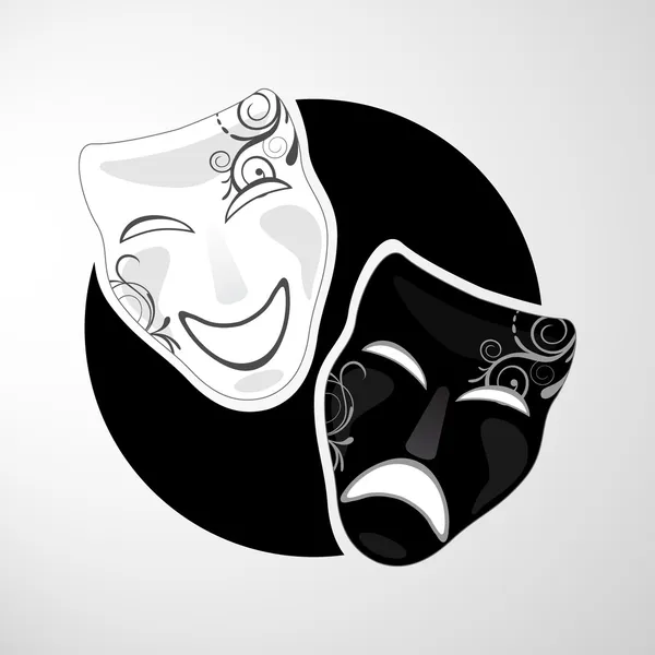 Vector máscara de carnaval — Vector de stock