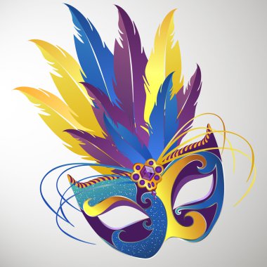 Carnival mask clipart