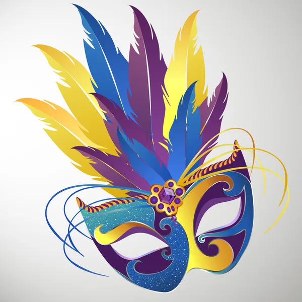 Masque de carnaval — Image vectorielle