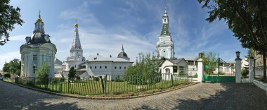 Trinity Sergius Lavra in Sergiev Posad. Ppanorama. clipart