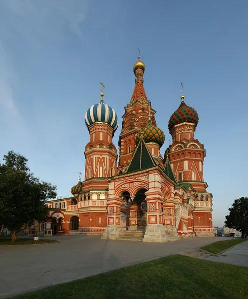 Μόσχα, Ρωσία, την Κόκκινη πλατεία και τον καθεδρικό ναό — Φωτογραφία Αρχείου