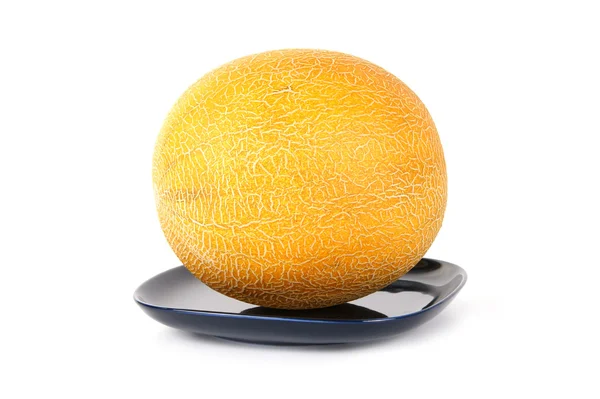 Zátiší s přírodní zralý meloun — Stock fotografie