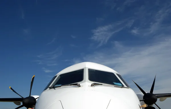 Cockpit, Kabinenflugzeug vorne — Stockfoto