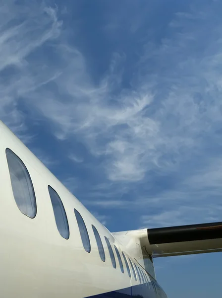 Janelas de um avião (janela de avião ) — Fotografia de Stock