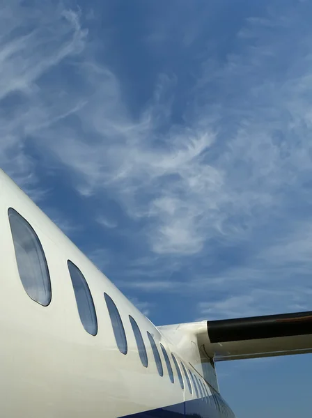 Windows of an aeroplane ( plane window) — Stock Photo, Image