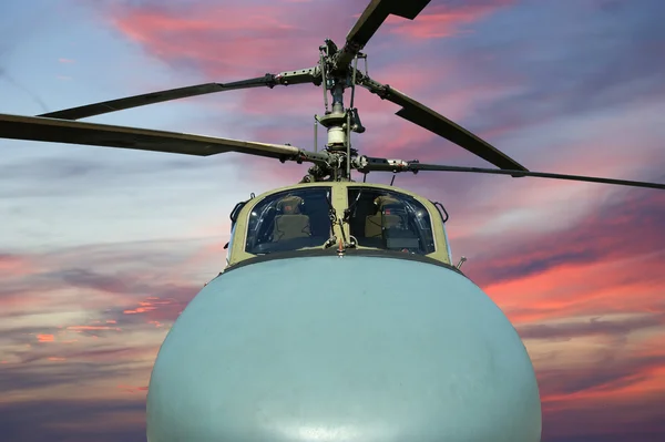 Vértes modern katonai helikopterek — Stock Fotó