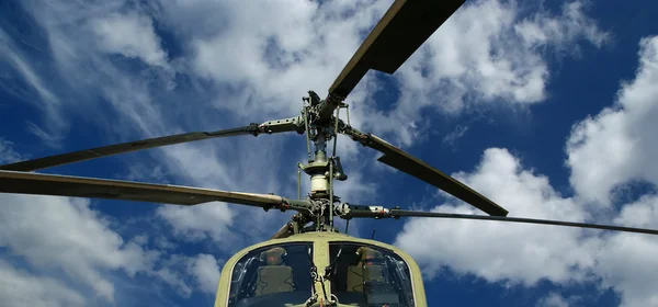 Modern military helicopters closeup — Stock Photo, Image