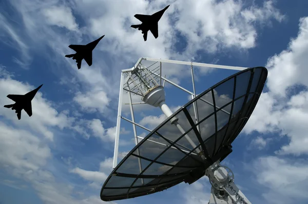 Moderno radar russo Fotografia De Stock