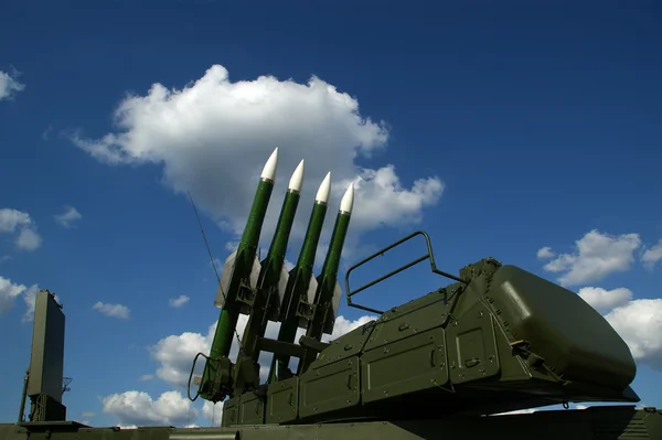 Moderní ruské protiletadlové rakety — Stock fotografie