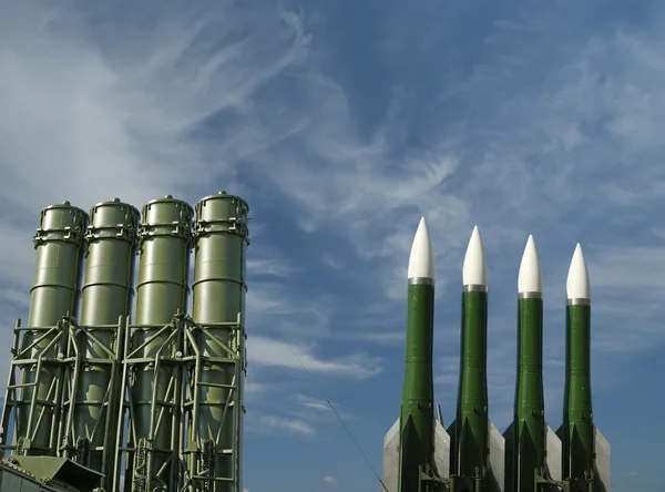 Modern Russian anti-aircraft missiles OSA-AKM — Stock Photo, Image
