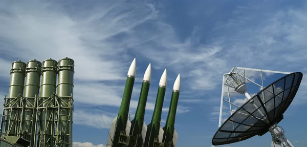 现代俄罗斯防空导弹 osa-akm — 图库照片