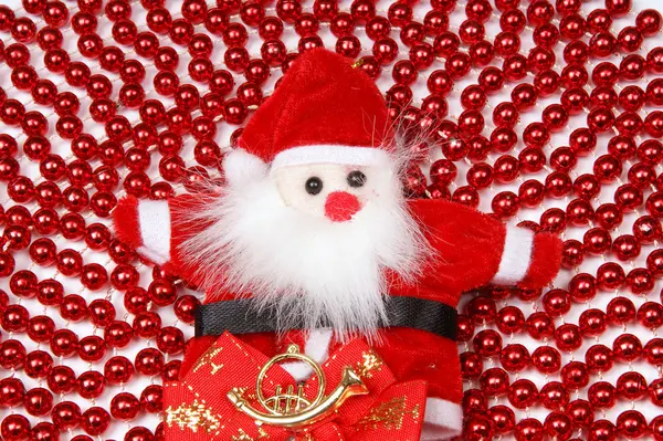 Jul dekoration på vit bakgrund — Stockfoto