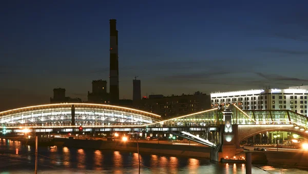 Moscovo, Rússia. Vista noturna — Fotografia de Stock