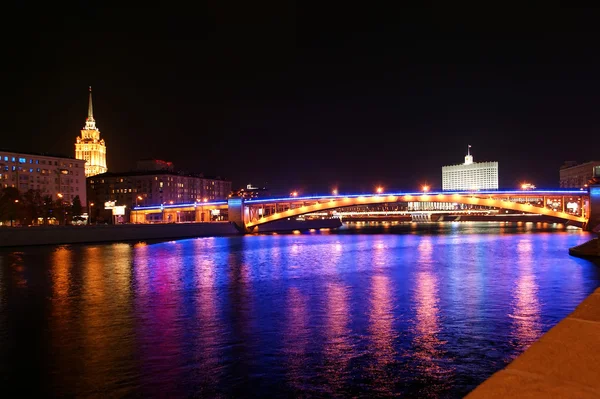 モスクワ、ロシア。夜景 — ストック写真