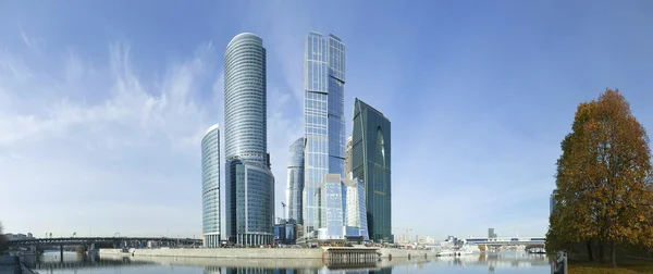 Panorama av internationella affärscentret (stad), Moskva, Ryssland — Stockfoto
