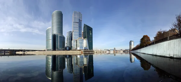 国际商务中心 (城市)，莫斯科，俄罗斯的全景 — 图库照片