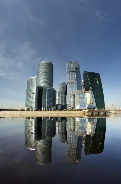 Uluslararası İş Merkezi (şehir), Moskova, Rusya Panoraması — Stok fotoğraf