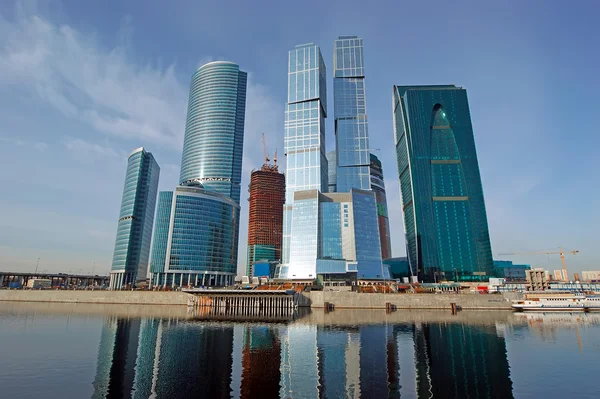 Wolkenkrabbers van het internationale business center, Moskou — Stockfoto