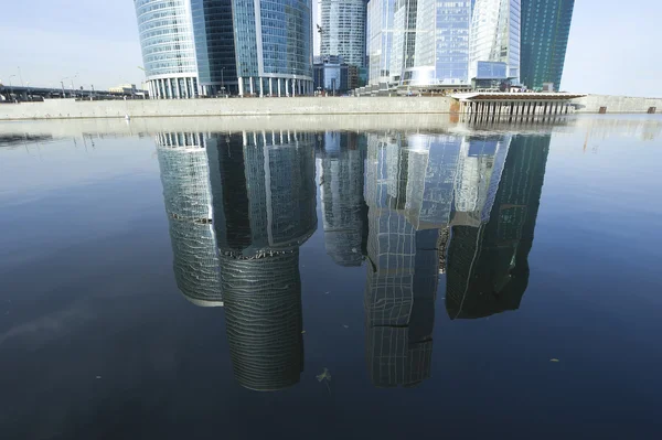 Skyscrapers of the International Business Center, Moscow — Stock Photo, Image
