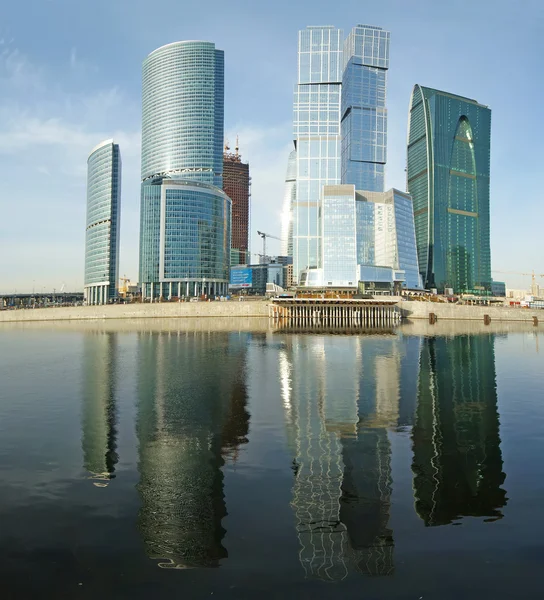 Панорама международного делового центра, Москва — стоковое фото