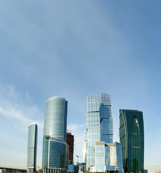 Panorama du centre d'affaires international, Moscou — Photo