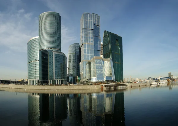 Panorama del centro de negocios internacional, Moscú — Foto de Stock