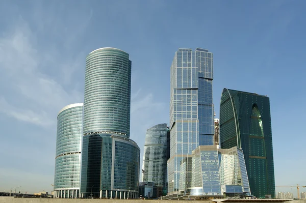 Panorama centrum międzynarodowego biznesu, Moskwa — Zdjęcie stockowe