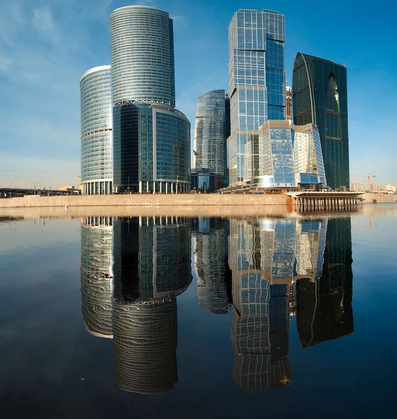 Panorama del centro commerciale internazionale, Mosca — Foto Stock