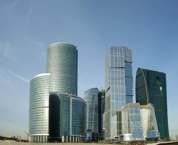 Panorama del centro de negocios internacional, Moscú — Foto de Stock