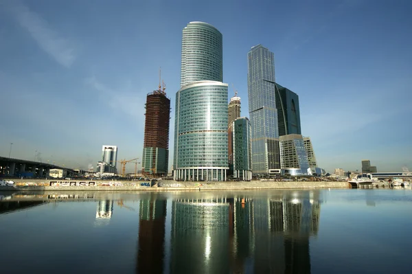 Skyscrapers of the International Business Center, Moscow — Stock Photo, Image