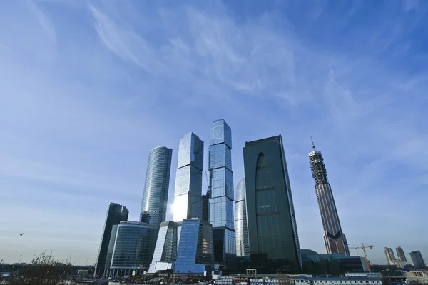 国際ビジネス センター、モスクワの高層ビル — ストック写真