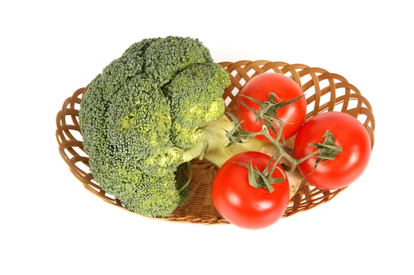 Närbild bild av grönsaker isolerad på vit — Stockfoto