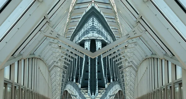 Puente peatonal. Moscú, Rusia —  Fotos de Stock