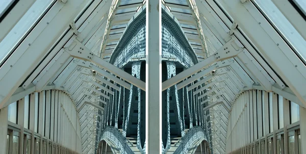 Пешеходный мост. Москва, Россия — стоковое фото