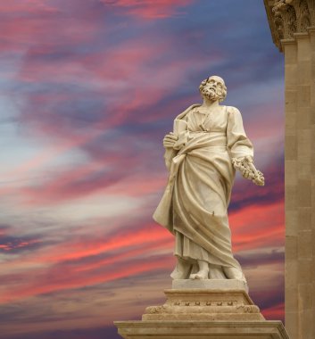 CATHEDRAL OF SYRACUSE, Sicily, Italy clipart